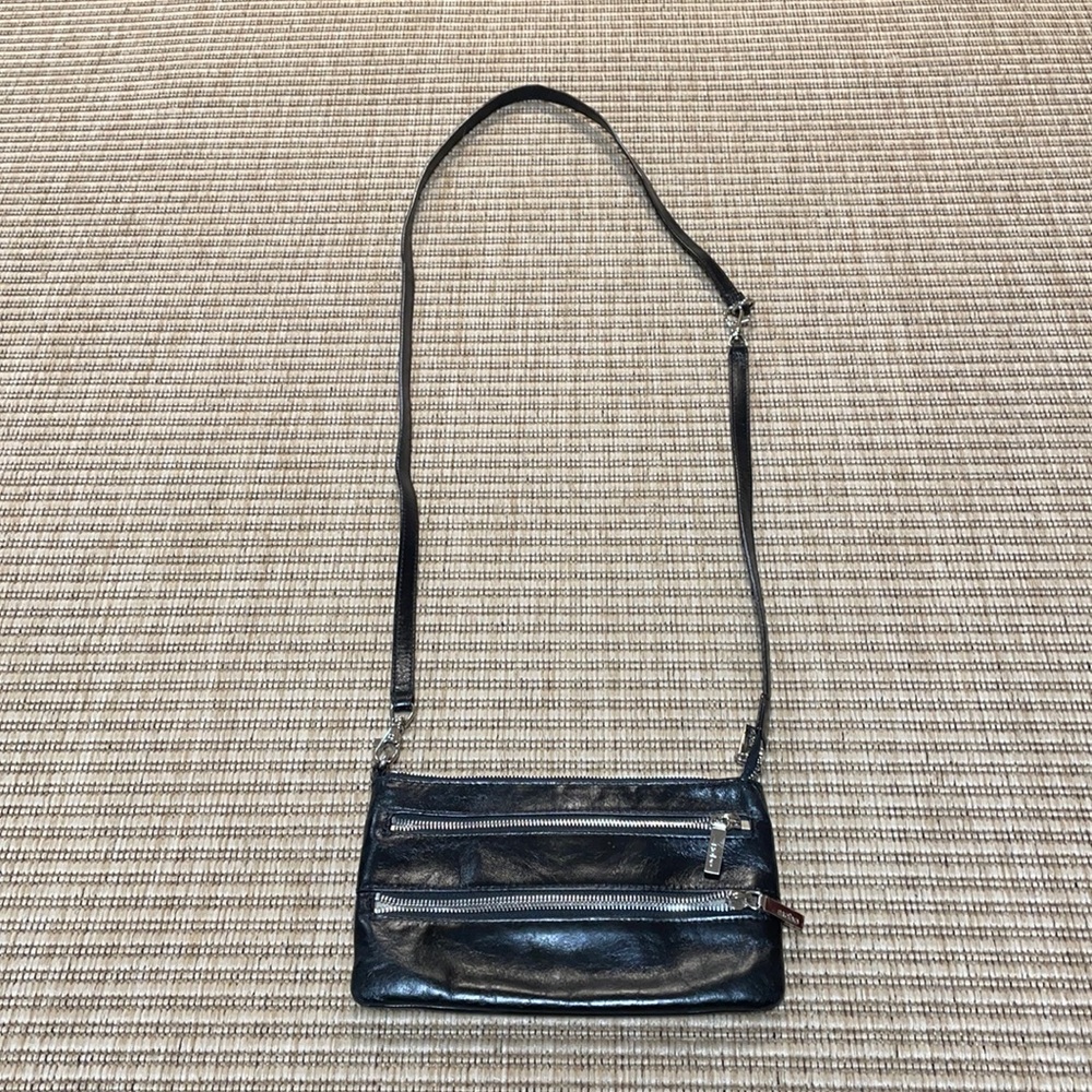 Black Crossbody Purse By Hobo International